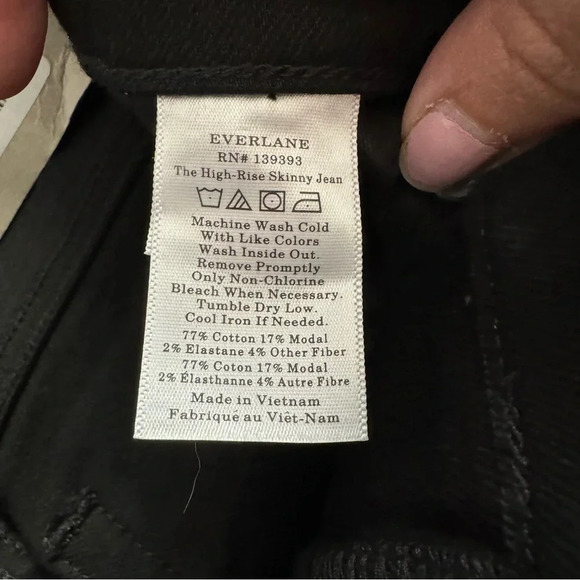 Everlane The Authentic Stretch High Rise Skinny Jeans - Picture 12 of 12
